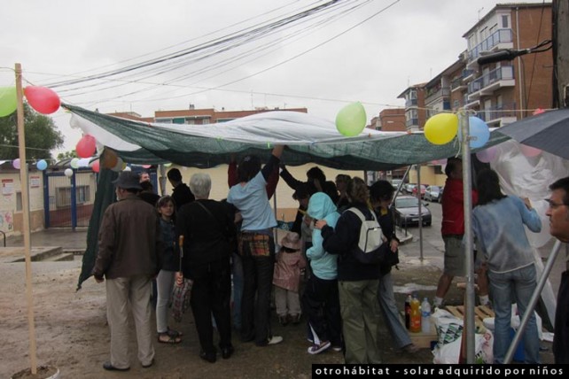 Acción en el solar