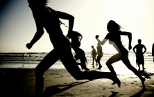 Running on the Beach