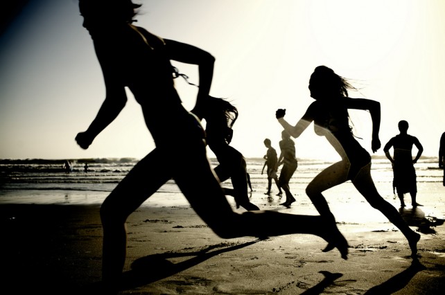 Running on the Beach